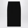 Dolce & Gabbana Gabardine Virgin-wool Midi Skirt In Black