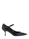 Dolce & Gabbana Black Pointed Toe Pumps In Black