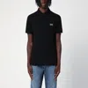 Dolce & Gabbana Short-sleeved Wool Polo Shirt In Black