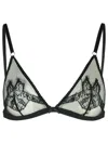 Dolce & Gabbana Black Polyamide Blend Bra In Black