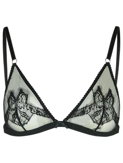 DOLCE & GABBANA DOLCE & GABBANA BLACK POLYAMIDE BLEND BRA