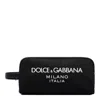 Dolce & Gabbana Nylon Toiletry Bag With Rubberized Logo