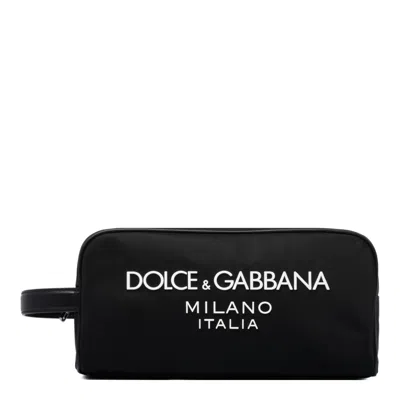 DOLCE & GABBANA DOLCE & GABBANA BLACK POLYAMIDE MIX BAGS