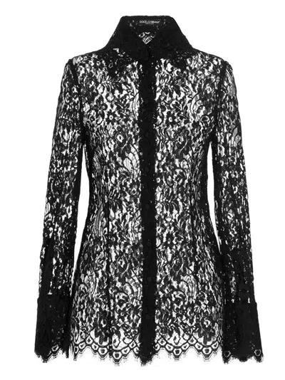 Dolce & Gabbana Black Polyamide Women's Blouse