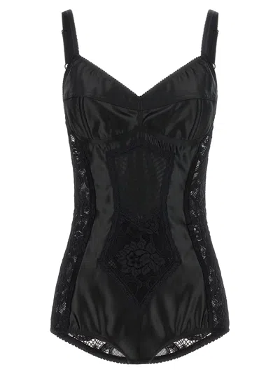 Dolce & Gabbana Black Polyamide Women's Bodysuit