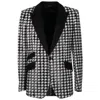 Dolce & Gabbana Black Polyester Blazer In Black