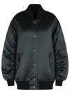 Dolce & Gabbana Black Polyester Bomber Jacket In Black