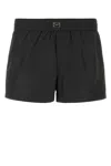 Dolce & Gabbana Black Polyester Swimming Shorts In Nero