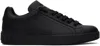 Dolce & Gabbana 'portofino' Black Low Top Sneakers With Logo Lettering Detail In 80999 Nero