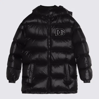Dolce & Gabbana Kids' Black Puffer Down Jacket