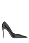 Dolce & Gabbana Black Python Pumps In Black