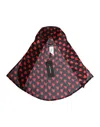 Dolce & Gabbana Black Red Hearts Polyester Hat In Red