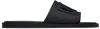 Dolce & Gabbana Black Rubber Beachwear Pool Slides In Black
