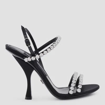 DOLCE & GABBANA DOLCE & GABBANA BLACK SANDALS