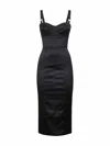 Dolce & Gabbana Silk Blend Dress Spaghetti Straps