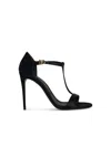 Dolce & Gabbana Woman Sandals Black Size 7.5 Textile Fibers In Black