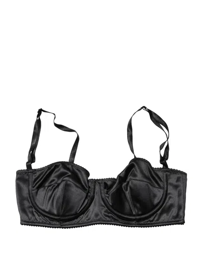 Dolce & Gabbana Semi-pad Underwire Balconette Bra In Black