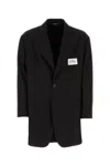 Dolce & Gabbana Shantung Oversize Blazer Peak Lapels