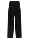 Dolce & Gabbana Women Wide-leg Cotton Jeans In Black