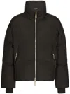 Dolce & Gabbana High-neck Zip-up Down Jacket In Black