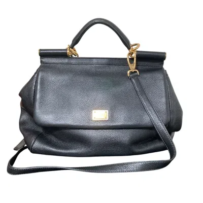 Pre-owned Dolce & Gabbana Black Shoulder Bag Tote Bag ()