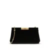 Dolce & Gabbana Zipper Shoulder Bag In Black