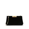 Dolce & Gabbana Zipper Shoulder Bag In Black
