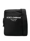 Dolce & Gabbana Black Shoulder Strap With Leather Trim