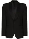 Dolce & Gabbana Black Wool Blazer In Black