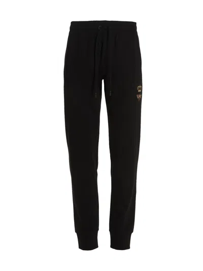 DOLCE & GABBANA BLACK SICILY JOGGERS