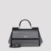 Dolce & Gabbana Black Sicily Medium Satchel In Black