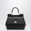 DOLCE & GABBANA BLACK SICILY SMALL HANDBAG