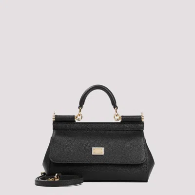 Dolce & Gabbana Women Black Sicily Small Satchel
