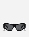 Dolce & Gabbana Black Sicily Sunglasses In Black