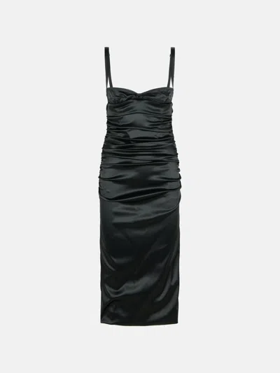 Dolce & Gabbana Black Silk Blend Dress