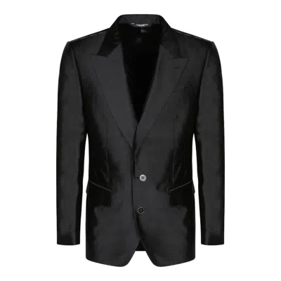 Dolce & Gabbana Black Silk Clothing Dresses