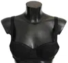 Dolce & Gabbana Balconette Bra With Adjustable Straps And Scalloped Edges In Black