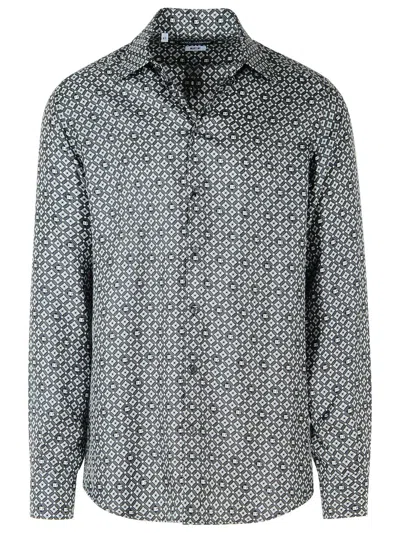 Dolce & Gabbana Tie-print Silk Shirt In Multi