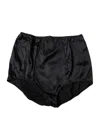 Dolce & Gabbana Black Silk Stretch High Waist Girdle Underwear In Black
