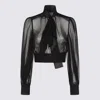 Dolce & Gabbana Black Silk Top In Black