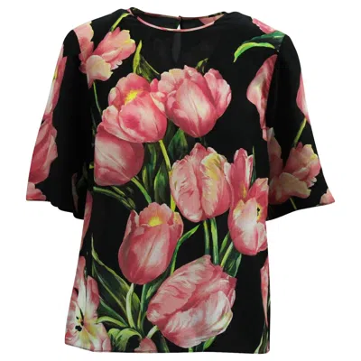 Dolce & Gabbana Black Silk Women's Sweater