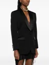 Dolce & Gabbana Black Single-breasted Blazer In Black