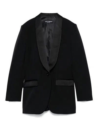 Dolce & Gabbana Black Single-breasted Blazer