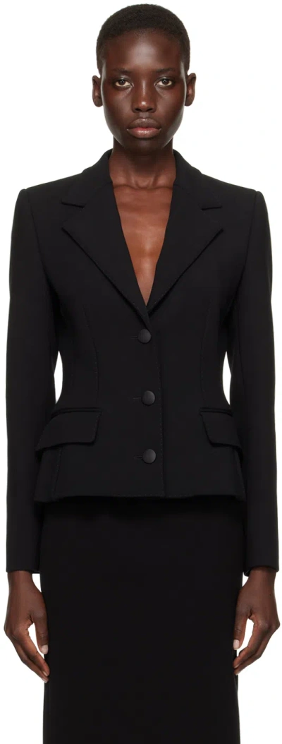 Dolce & Gabbana Black Single-breasted Blazer In N0000 Nero