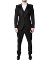Dolce & Gabbana Black Stripe Single Breasted Formal Men's Suit