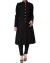 Shop Dolce & Gabbana Black Single Breasted Trench Coat Women's Jacket
