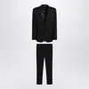 Dolce & Gabbana Black Single-breasted Virgin Wool Suit In Black