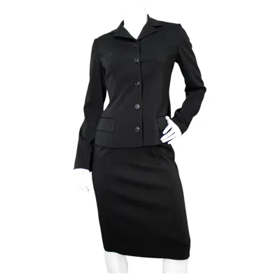 Pre-owned Dolce & Gabbana Black Single-breasted Blazer Jacket