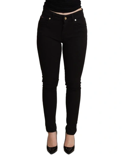 Dolce & Gabbana Black Skinny Denim Trouser Cotton
