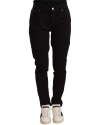 Dolce & Gabbana Black Skinny Denim Cotton Stretch Trouser Jeans In Black